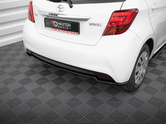 Toyota Yaris Mk3 Facelift Central Rear Splitter - Maxton Design