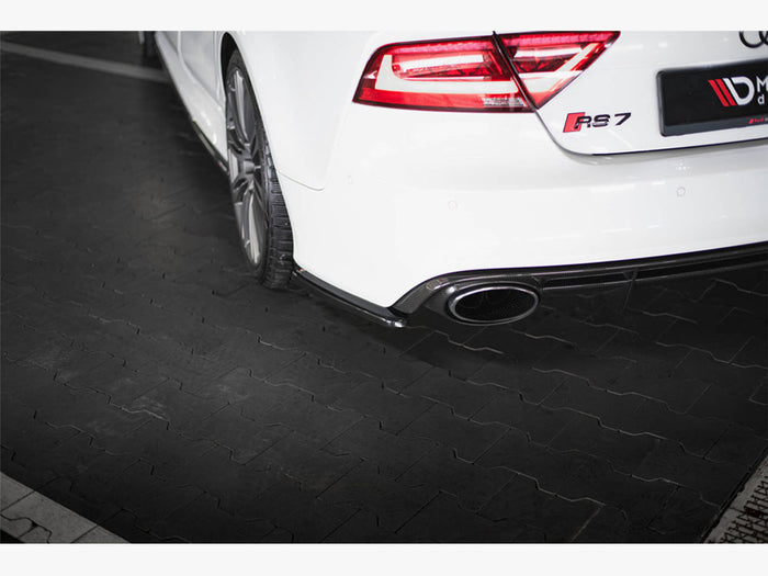 Audi RS7 C7 Rear Side Splitters V.2 - Maxton Design