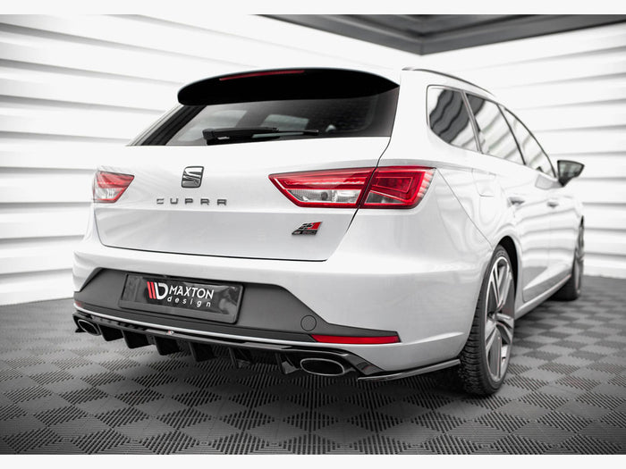 Rear Side Splitters V.2 Seat Leon Cupra Sportstourer Mk3 - Maxton Design
