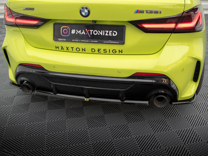 BMW M135i F40 Central Rear Splitter V.2 - Maxton Design