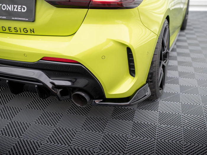 BMW 1 M-Pack / M135i F40 Rear Side Splitters V.8 (For rear valance v.1) - Maxton Design