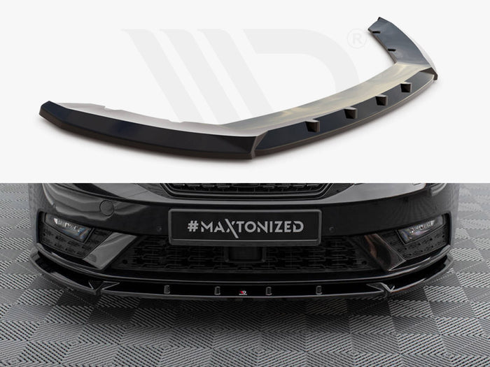 Front Splitter V.1 Seat Leon Mk3 Facelift - Maxton Design