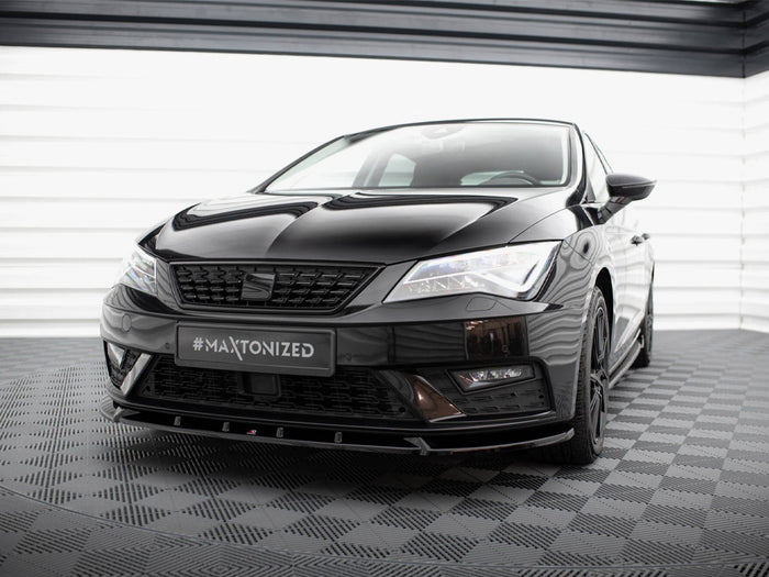 Front Splitter V.1 Seat Leon Mk3 Facelift - Maxton Design