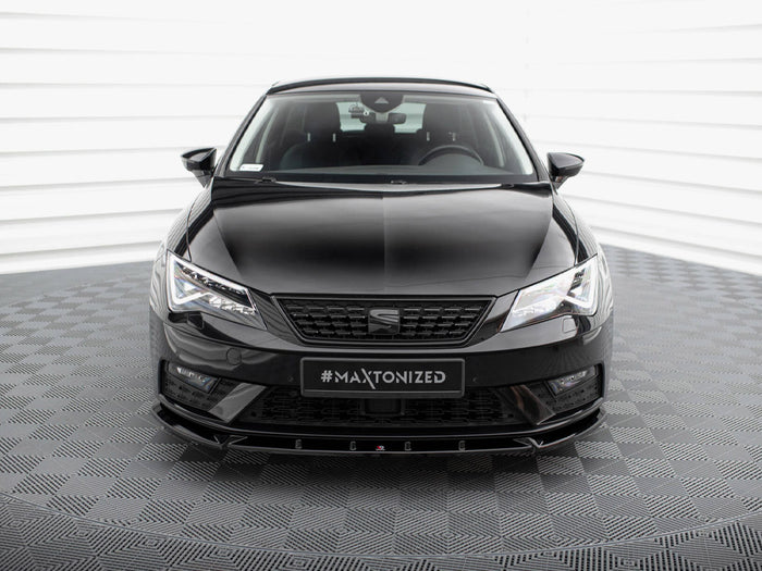 Front Splitter V.1 Seat Leon Mk3 Facelift - Maxton Design