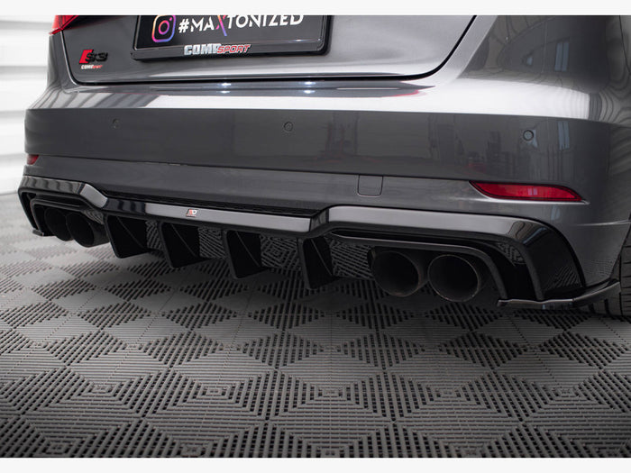 Audi S3 Sportback 8V Facelift Rear Valance - Maxton Design