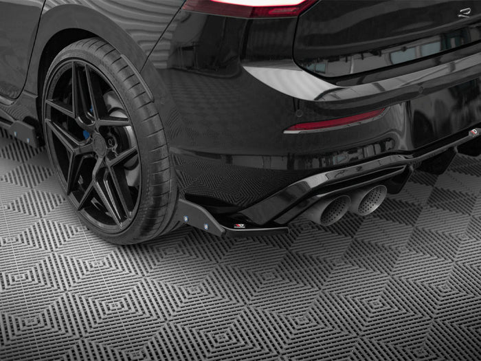 Volkswagen Golf R Mk8 Rear Side Splitters V.6 + Flaps - Maxton Design