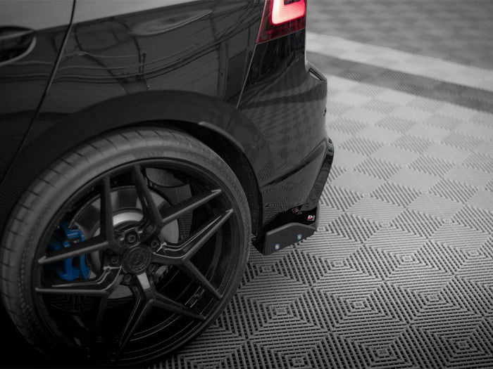 Volkswagen Golf R Mk8 Rear Side Splitters V.6 + Flaps - Maxton Design
