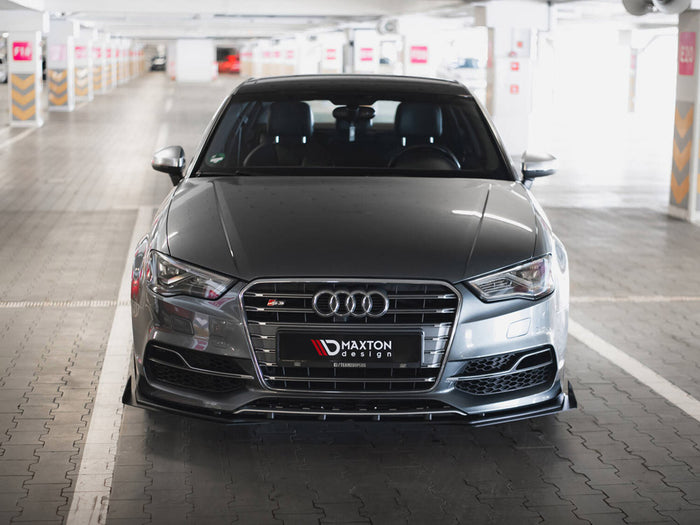 Audi S3 / A3 S-Line Sedan 8V Front Flaps - Maxton Design