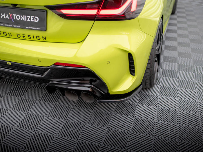 BMW 1 M-Pack / M135i F40 Rear Side Splitters V.10 (For rear valance v.2) - Maxton Design
