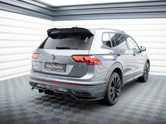 Volkswagen Tiguan Allspace R-Line Mk2 Facelift Rear Splitter (Vertical Bars) - Maxton Design