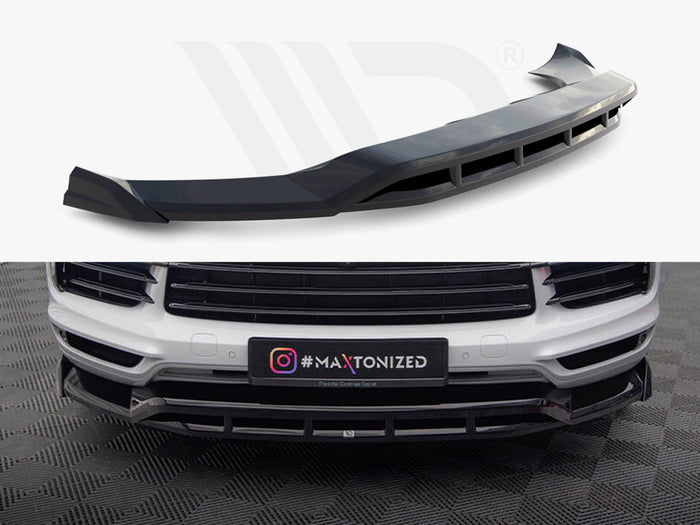Porsche Cayenne Coupe / SUV Mk3 Front Splitter - Maxton Design