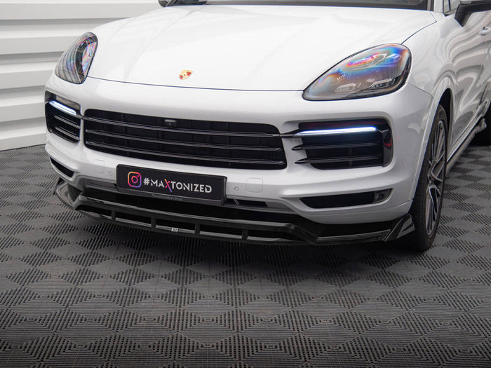 Porsche Cayenne Coupe / SUV Mk3 Front Splitter - Maxton Design