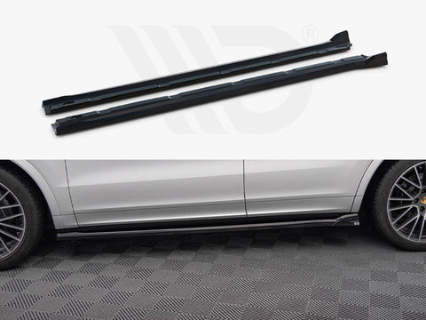 Porsche Cayenne Coupe / SUV Mk3 Side Skirts Diffusers - Maxton Design