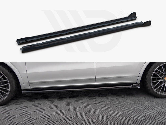 Porsche Cayenne Coupe / SUV Mk3 Side Skirts Diffusers - Maxton Design