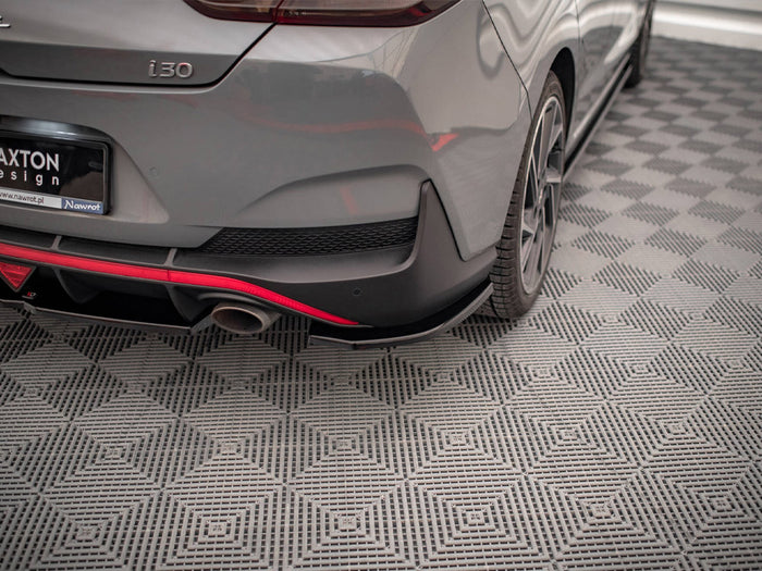 Hyundai I30 Fastback N-Line Mk3 Facelift Rear Side Splitters - Maxton Design