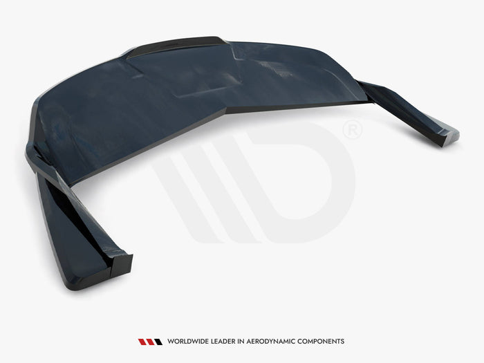 Tesla Model S Plaid Mk1 Facelift Central Rear Splitter (Vertical Bars) V.2 - Maxton Design