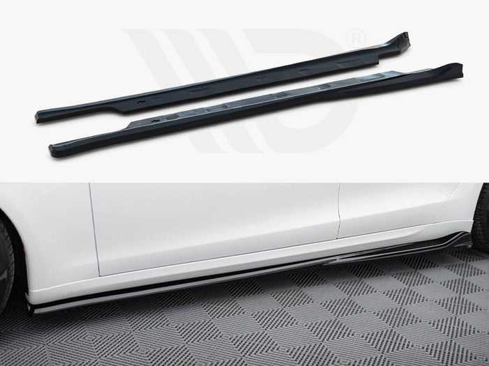 Tesla Model S Plaid Mk1 Facelift Side Skirts Diffusers V.1 - Maxton Design
