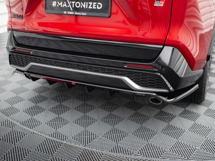 Toyota RAV4 GR Sport Mk5 Rear Splitter (Vertical Bars) - Maxton Design