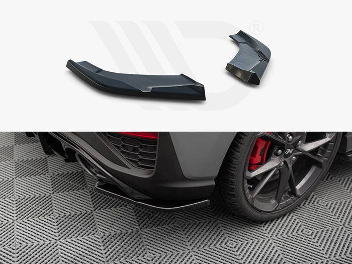 Hyundai I30 N Hatchback Mk3 Facelift Rear Side Splitters V.5 - Maxton Design