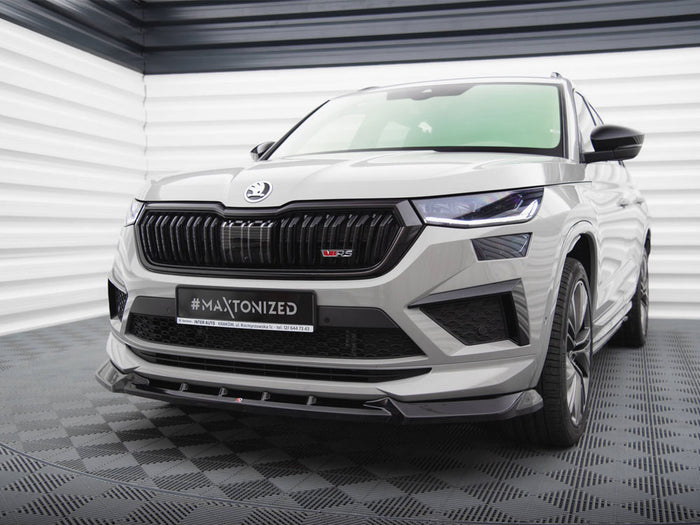 Front Splitter V.1 Skoda Kodiaq RS Mk1 Facelift - Maxton Design