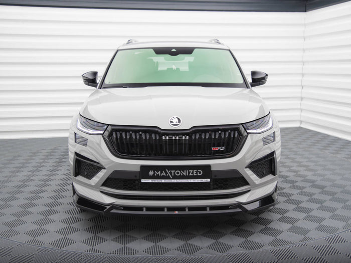 Front Splitter V.1 Skoda Kodiaq RS Mk1 Facelift - Maxton Design