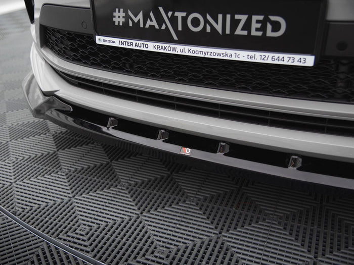 Front Splitter V.1 Skoda Kodiaq RS Mk1 Facelift - Maxton Design