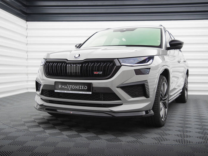 Front Splitter V.2 Skoda Kodiaq RS Mk1 Facelift - Maxton Design