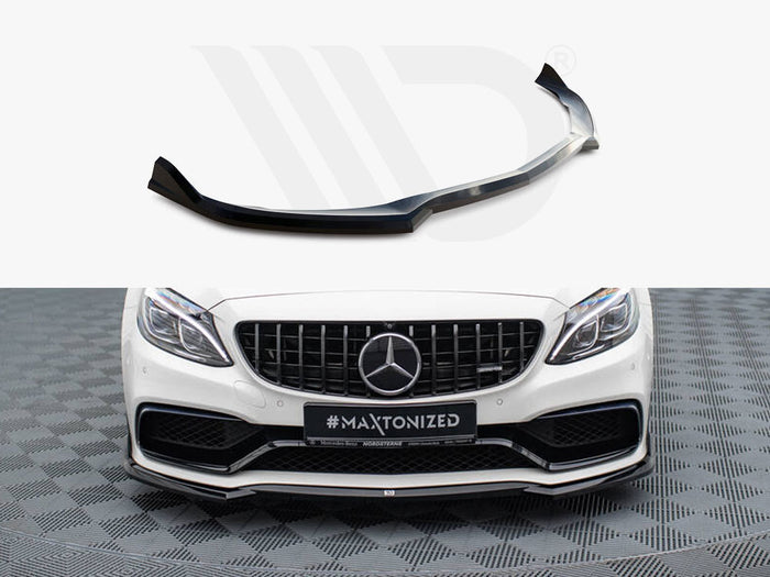 Mercedes-AMG C63 Sedan / Estate W205 / S205 Front Splitter V.3 - Maxton Design