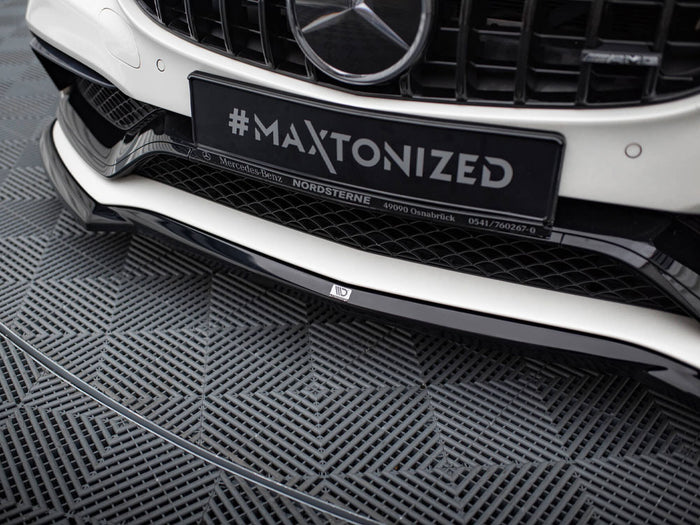 Mercedes-AMG C63 Sedan / Estate W205 / S205 Front Splitter V.3 - Maxton Design