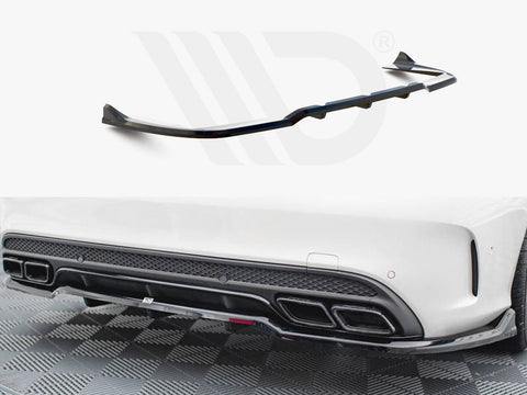 Mercedes-AMG C63 Sedan / Estate W205 / S205 Rear Splitter (Vertical Bars) - Maxton Design