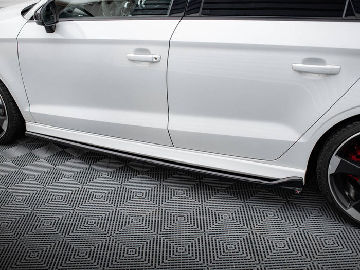 Audi RS3 Sedan 8V Facelift Side Skirts Diffusers V.3 - Maxton Design