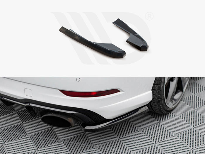 Audi RS3 Sedan 8V Facelift Rear Side Splitters V.2 - Maxton Design