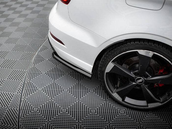 Audi RS3 Sedan 8V Facelift Rear Side Splitters V.2 - Maxton Design
