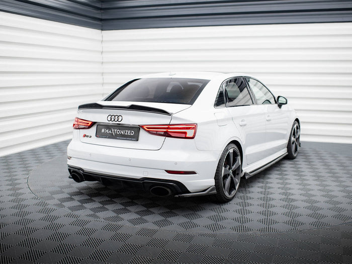 Audi RS3 Sedan 8V Facelift Rear Side Splitters V.3 - Maxton Design