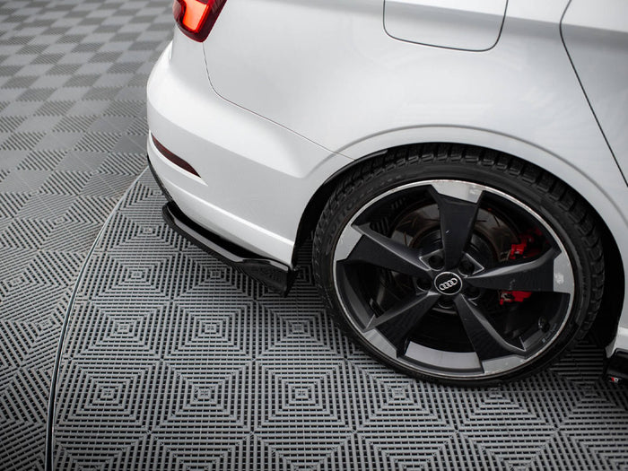 Audi RS3 Sedan 8V Facelift Rear Side Splitters V.3 - Maxton Design