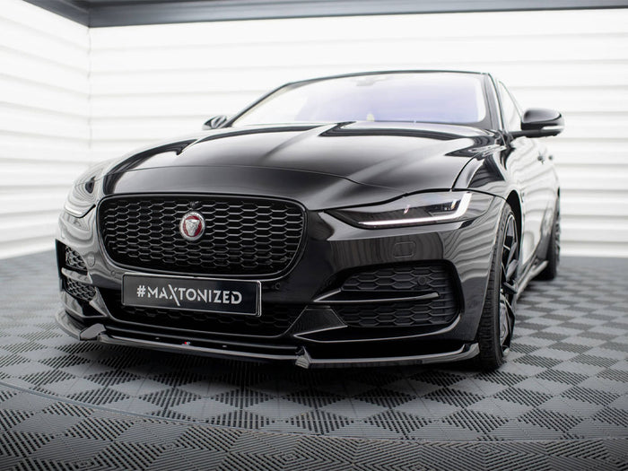Jaguar XE X760 Facelift Front Splitter V.2 - Maxton Design