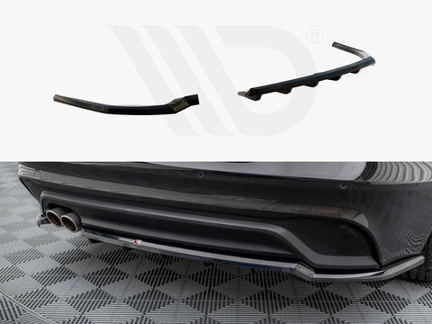 Jaguar XE X760 Facelift Central Rear Splitter (Vertical Bars) - Maxton Design