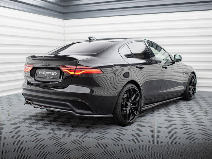 Jaguar XE X760 Facelift Central Rear Splitter (Vertical Bars) - Maxton Design