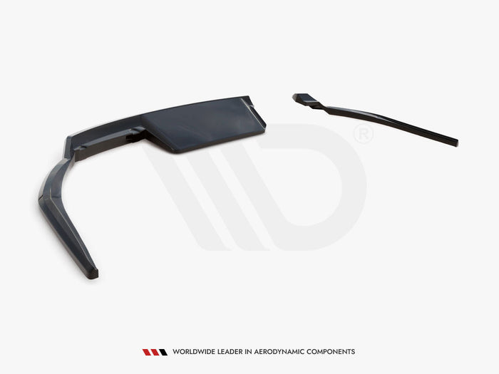 Jaguar XE X760 Facelift Central Rear Splitter (Vertical Bars) - Maxton Design