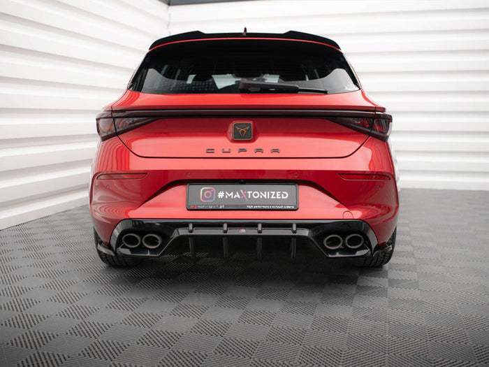 Rear Side Splitters V.2 Cupra Leon Hatchback Mk1 - Maxton Design