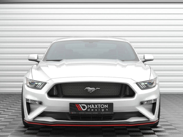Ford Mustang Mk6 Facelift Front Splitter V.2 - Maxton Design