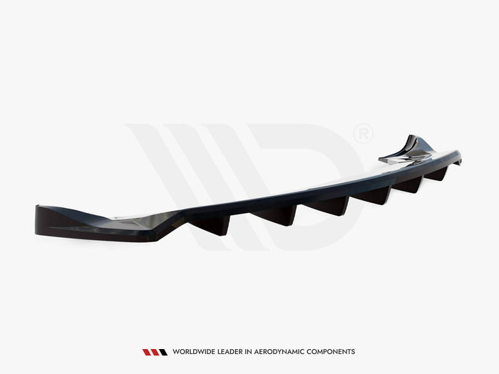 Tesla Model X Mk1 Facelift Rear Splitter (Vertical Bars) - Maxton Design