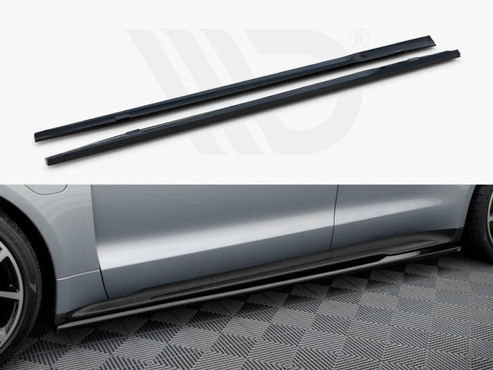 Porsche Taycan Sport Design / Taycan 4 Sport Design / Taycan 4S Sport Design / Taycan GTS Sport Design Mk1 Side Skirts Diffusers - Maxton Design