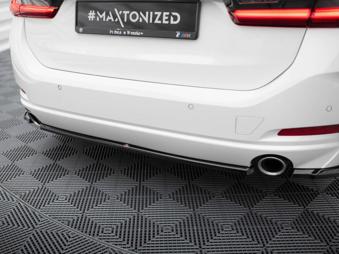 BMW 3 Sedan / Touring G20 / G21 Facelift Central Rear Splitter - Maxton Design