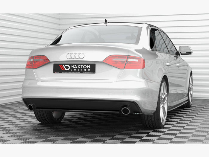 Audi A4 S-Line B8 Facelift Central Rear Splitter - Maxton Design