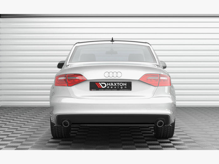 Audi A4 S-Line B8 Facelift Central Rear Splitter - Maxton Design