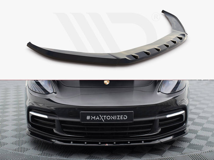 Porsche Panamera E-Hybrid 971 Front Splitter V.1 - Maxton Design