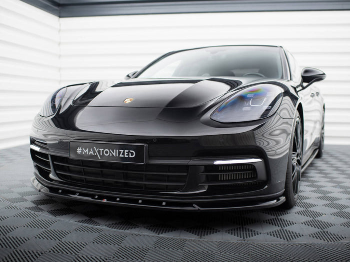 Porsche Panamera E-Hybrid 971 Front Splitter V.1 - Maxton Design