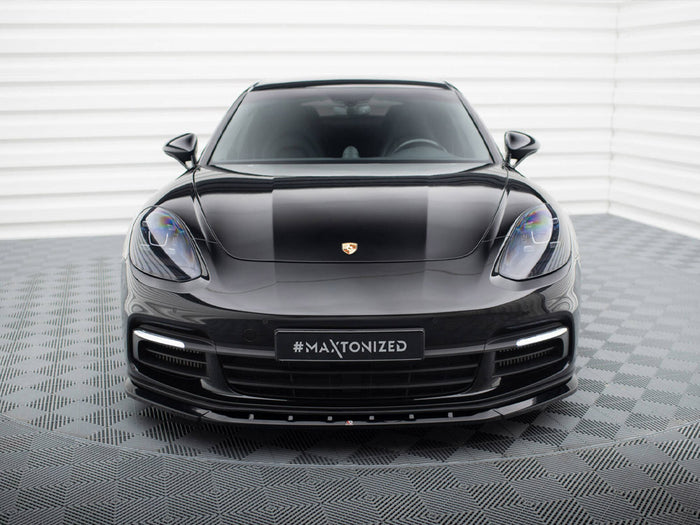 Porsche Panamera E-Hybrid 971 Front Splitter V.1 - Maxton Design