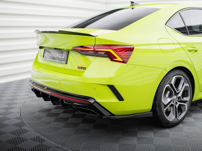 Rear Side Splitters V.4 Skoda Octavia RS Mk4 - Maxton Design